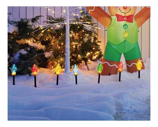 Merry Moments Christmas Stake Lights