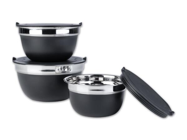 Edelstahl Schüssel-Set, 3-teilig