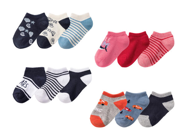 Socquettes, 3 paires