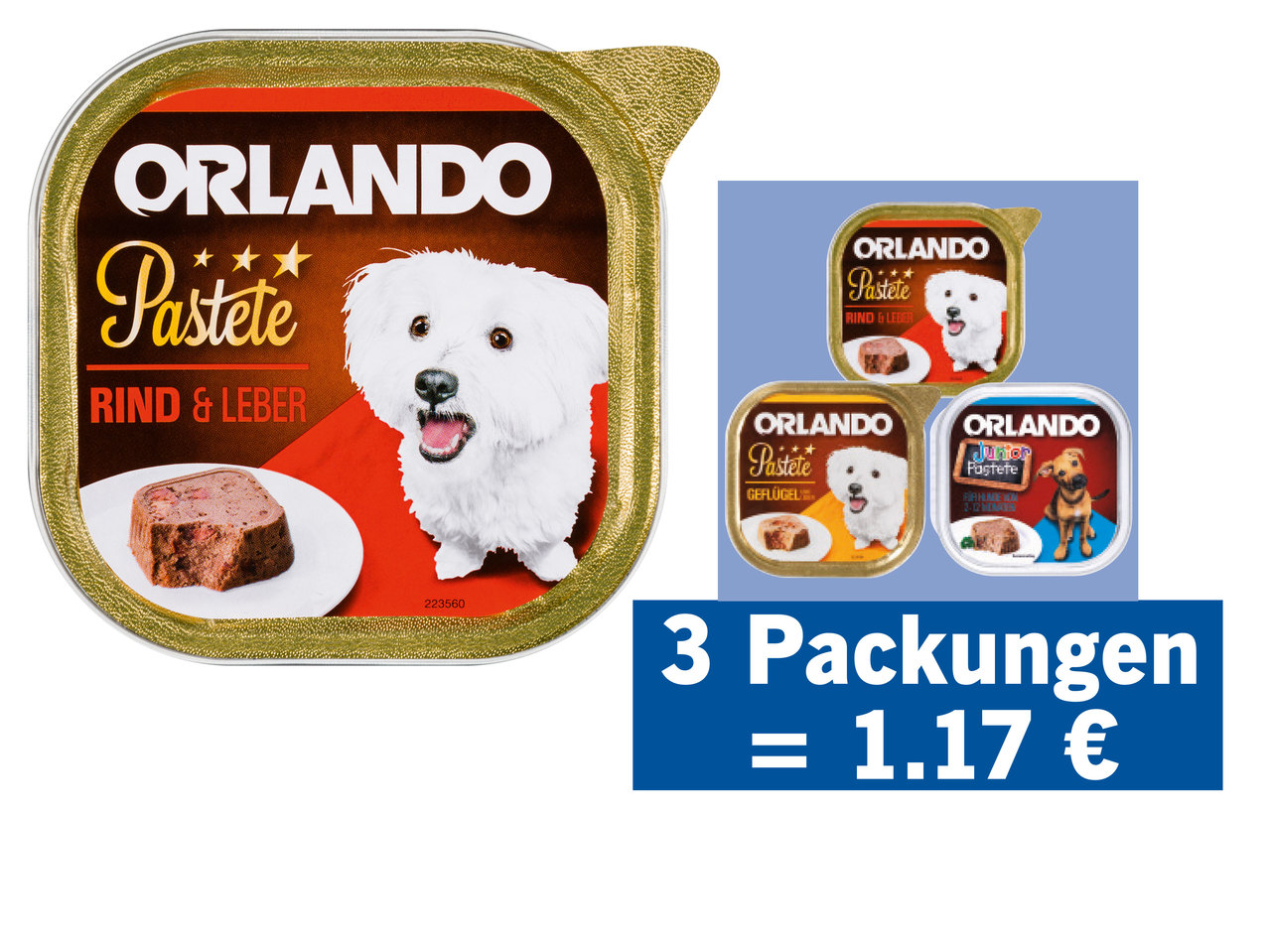 ORLANDO Hundenassnahrung Premium