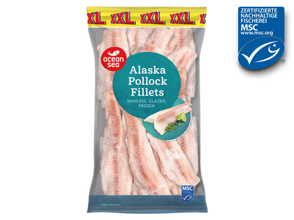 MSC Alaska Seelachsfilet natur 1000 g + 100 g gratis