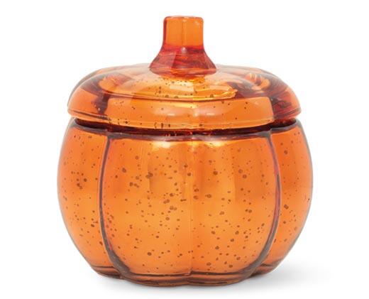 Huntington Home Metallic Pumpkin Candle