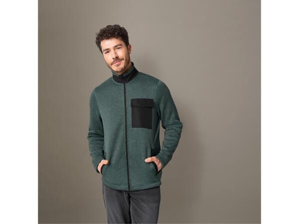 Men's Knitted Fleece Jacket