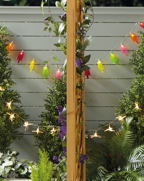 25 LED Lollipops Garden Lights