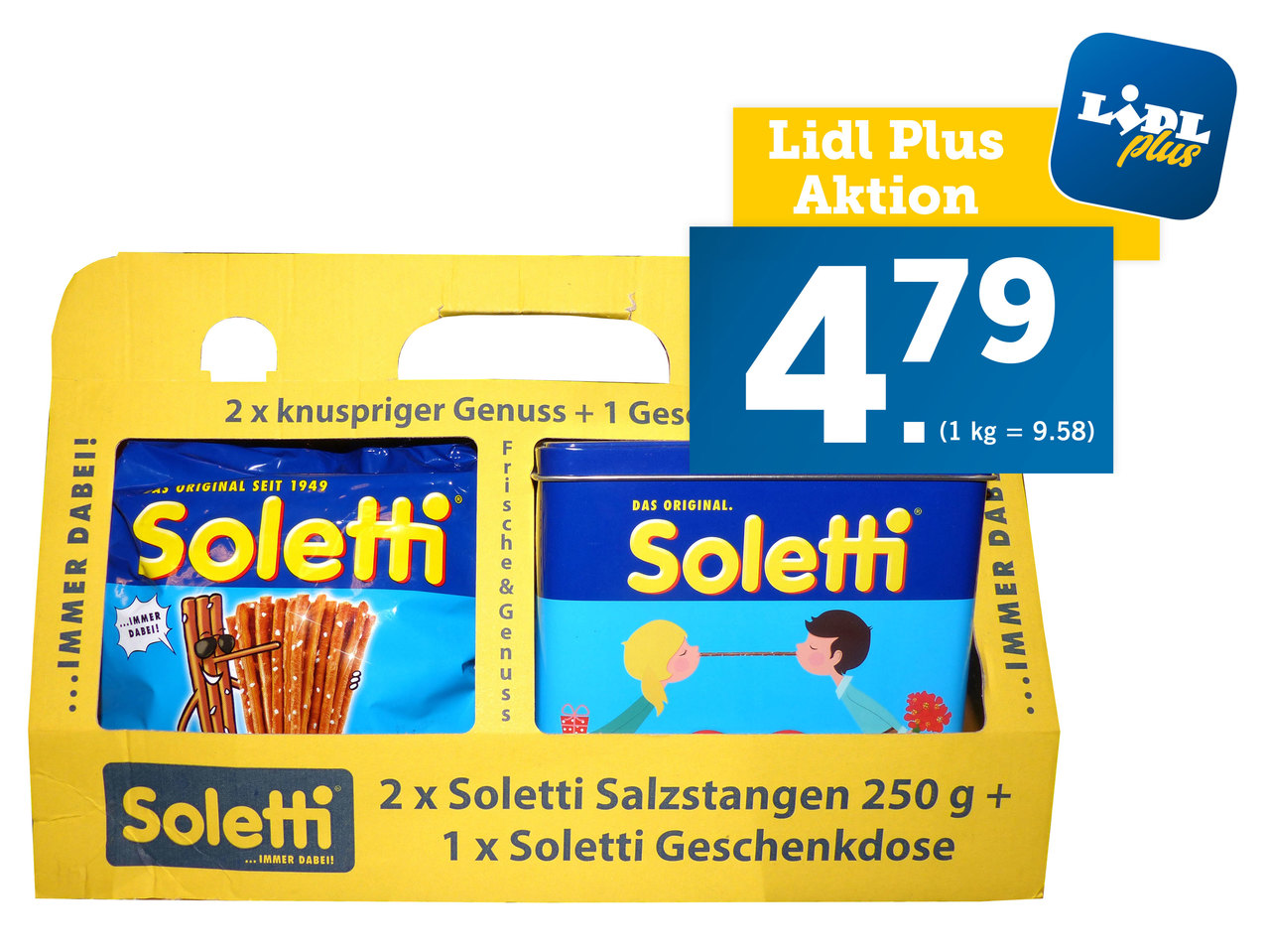 SOLETTI Salzstangen und Geschenkdose
