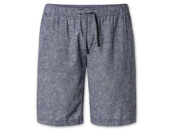 Herren Leinenhemd + Herren Bermudas