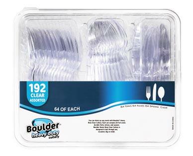 Boulder 
 192-Count Clear Cutlery