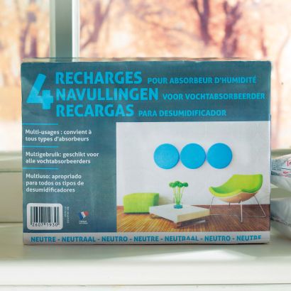 Recharges pour absorbeur d'humidité, 4 pcs