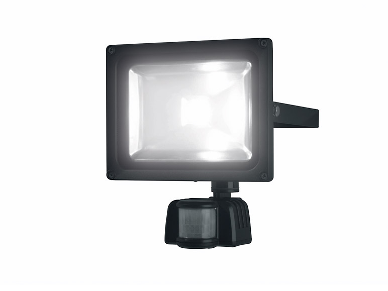 LED Outdoor Spotlight with Motion Sensor