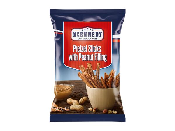 Pretzel Sticks with Peanut Filling