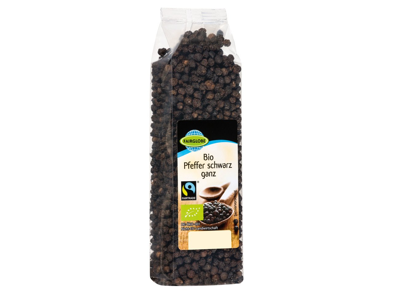 FAIRGLOBE Bio-Fairtrade Pfeffer schwarz