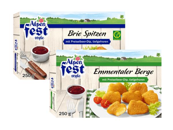 Brie Spitzen oder Emmentaler Berge