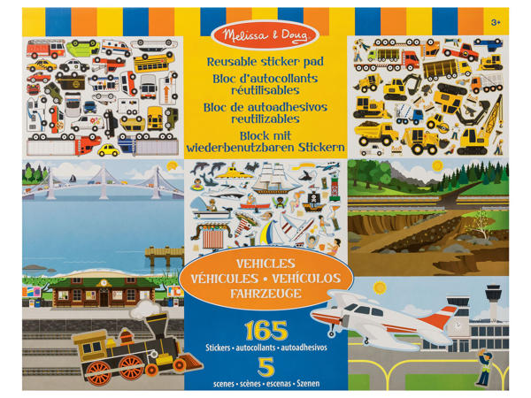 Kids' Reusable Sticker Pad