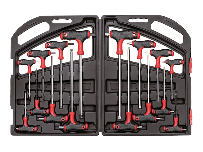 POWERFIX T-Handle Hex & Star Key Set