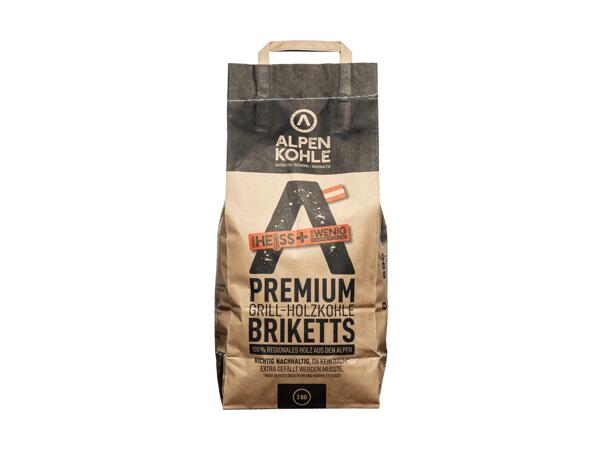Premium Grill-Holzkohle Briketts
