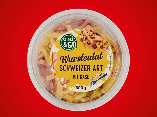 Wurstsalat mit Dressing
