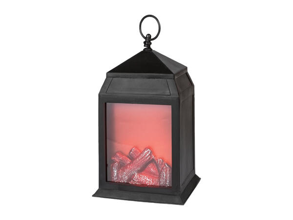 Livarno Home LED Fireplace Style Lantern