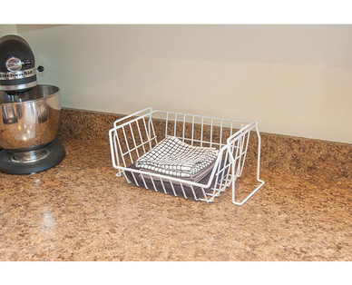 Easy Home Stacking Basket or Under Shelf Wire Basket