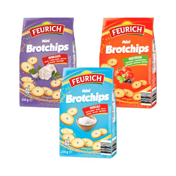 Mini brødchips