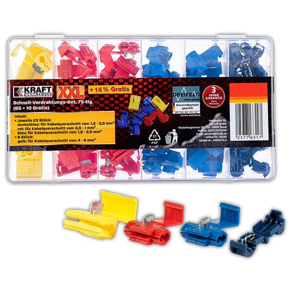 Schnell-Verdrahtungs-Set 75-tlg.