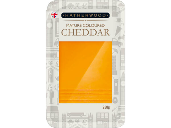 Cheddar affiné en tranches