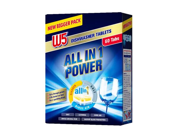 W5 All-in-One Dishwasher Tabs