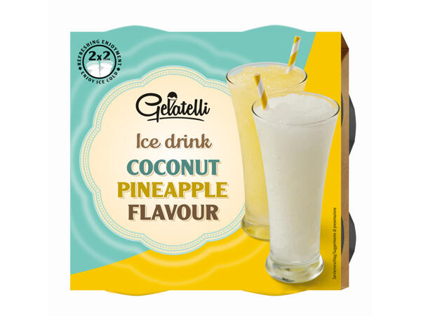 Ice Drink-Coconut and Pineapple-Flavoured Granita