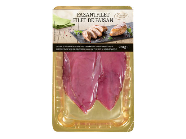 Délicat filet de faisan