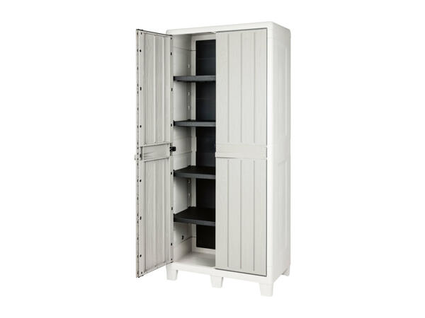Florabest Tall Garden Storage Cupboard