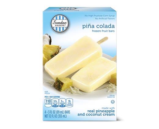 Sundae Shoppe 
 Pina Colada or Caribbean Fruit Bars