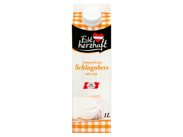 Längerfrisches Schlagobers