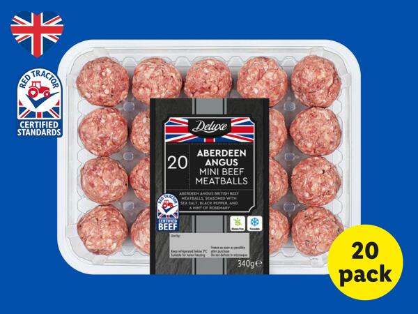 Deluxe 20 Aberdeen Angus Mini British Beef Meatballs
