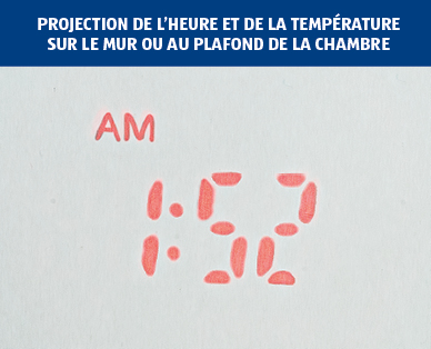 Réveil avec fonction de projection SEMPRE