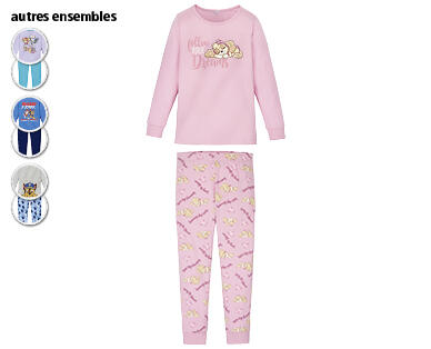 PAW PATROL 
 PYJAMA POUR TOUT-PETITS