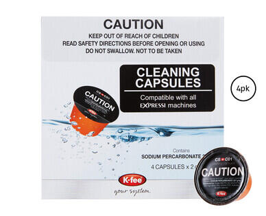 Expressi Coffee Machine Cleaning Capsules 4pk
