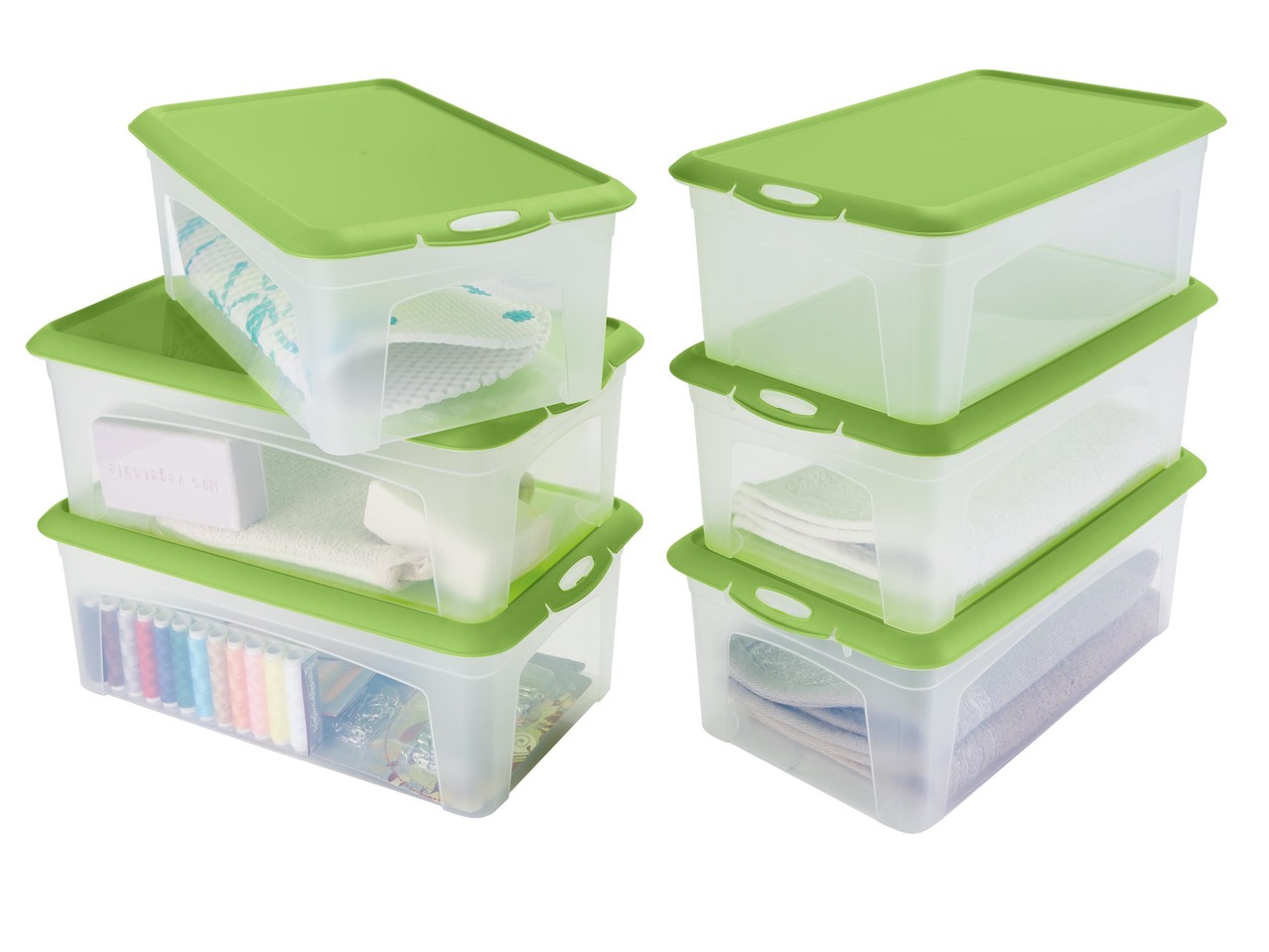 Storage Boxes 3 or 6 pieces