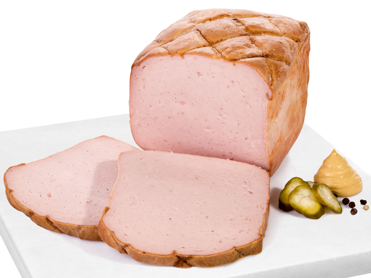 ECHT HERZHAFT Leberkäse mit Backkruste