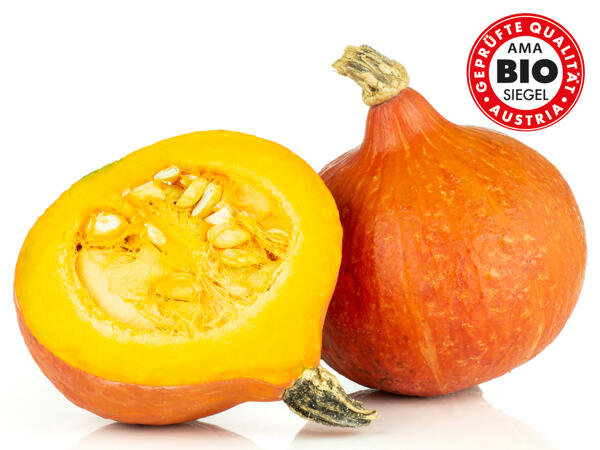 Bio Speisekürbis Hokkaido aus Österreich