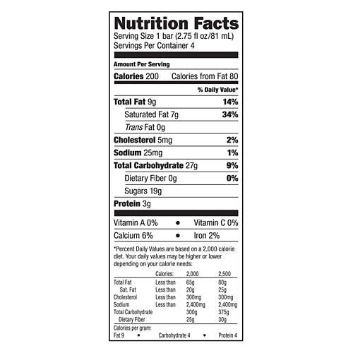 Creamy Banana Dark Chocolate Covered Fruit Bars, 4 count
