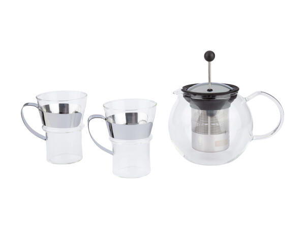 Set pour le thé à offrir, 3 pièces