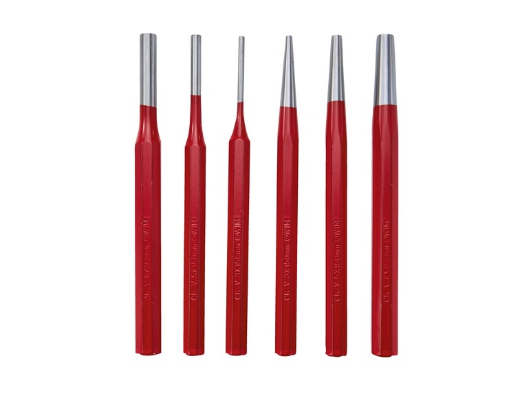 Slaggereedschap of pendrijver- en doorslagset