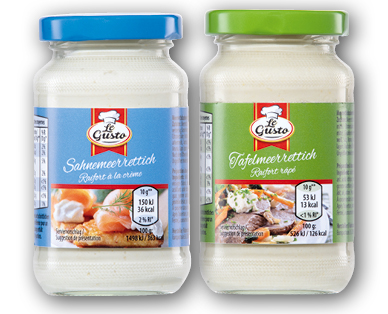 Salsa al rafano LE GUSTO