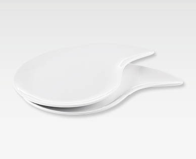 Lot d'assiettes design, 2 pièces CROFTON(R)