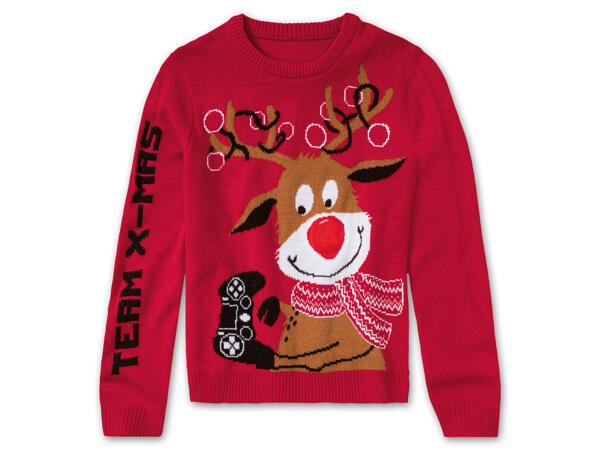 Kinder LED-Weihnachtspullover