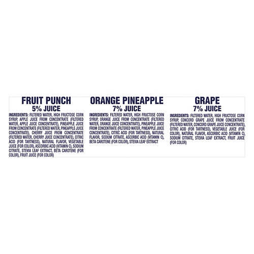 Variety Pack Fruit Juice - 24 pack, 10 fl oz bottle