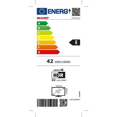 SHARP 43" (108cm) FHD Smart TV HE2245E