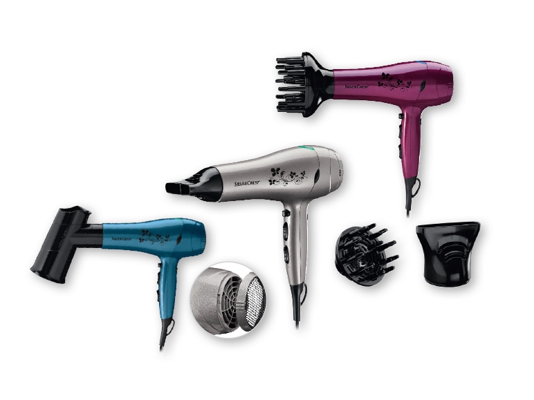 SILVERCREST PERSONAL CARE(R) 2,200W Ionic Hairdryer