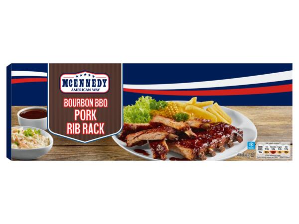 Bourbon BBQ Pork Rib Rack