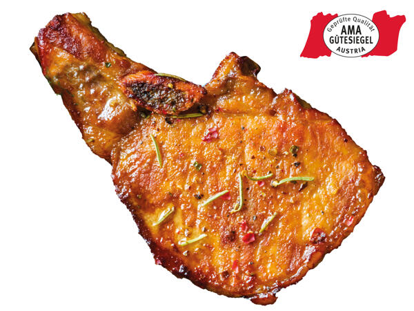 Frisches T-Bone Steak vom Schwein