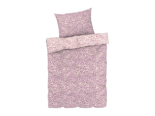 Livarno Home Microfibre Sateen Bedlinen - Single - Pink